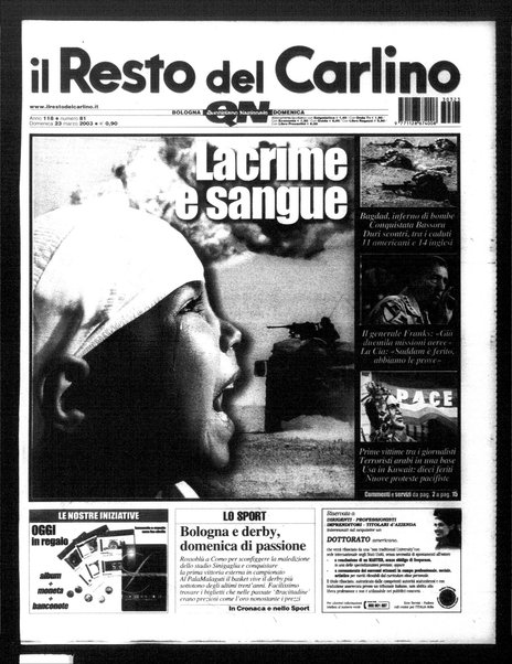 Il Resto del Carlino : giornale dell'Emilia